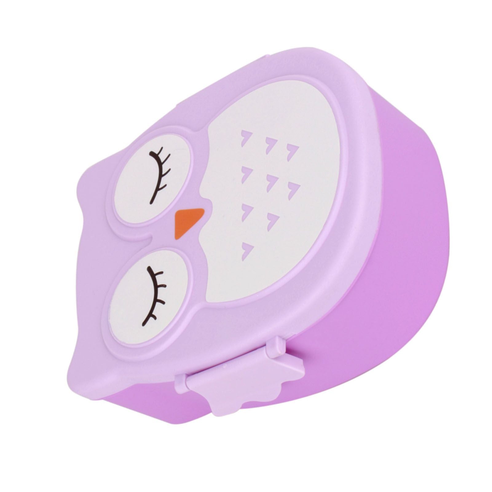 Plastic Portable Cartoon Lunch Box Food Safe Microwave Storage Container