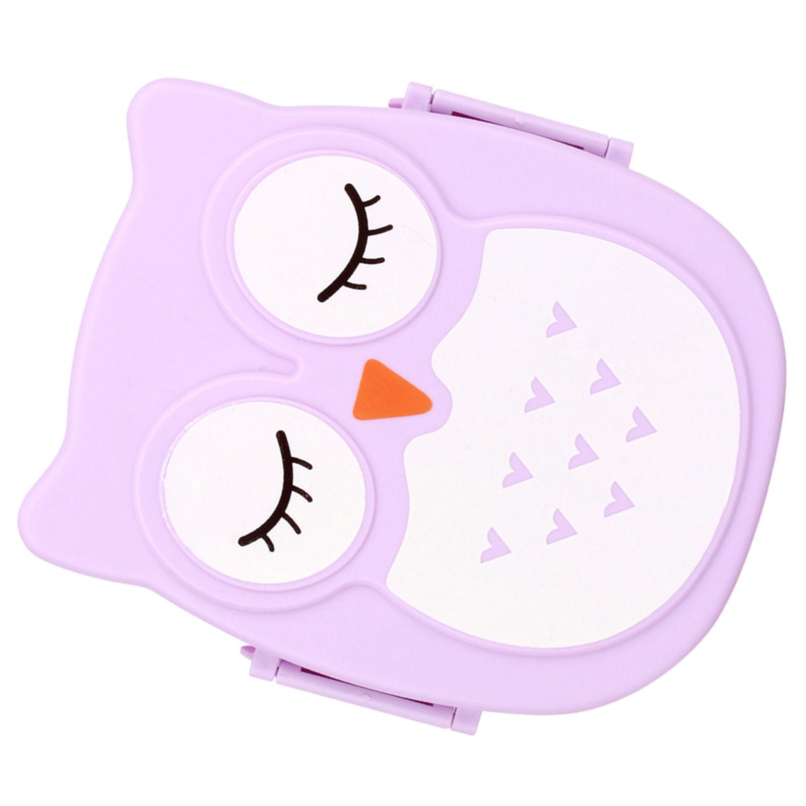 Plastic Portable Cartoon Lunch Box Food Safe Microwave Storage Container