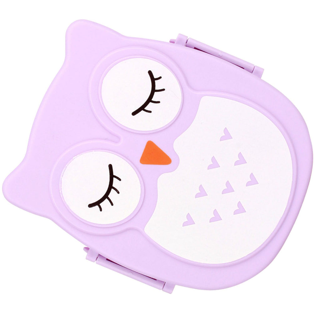 Plastic Portable Cartoon Lunch Box Food Safe Microwave Storage Container