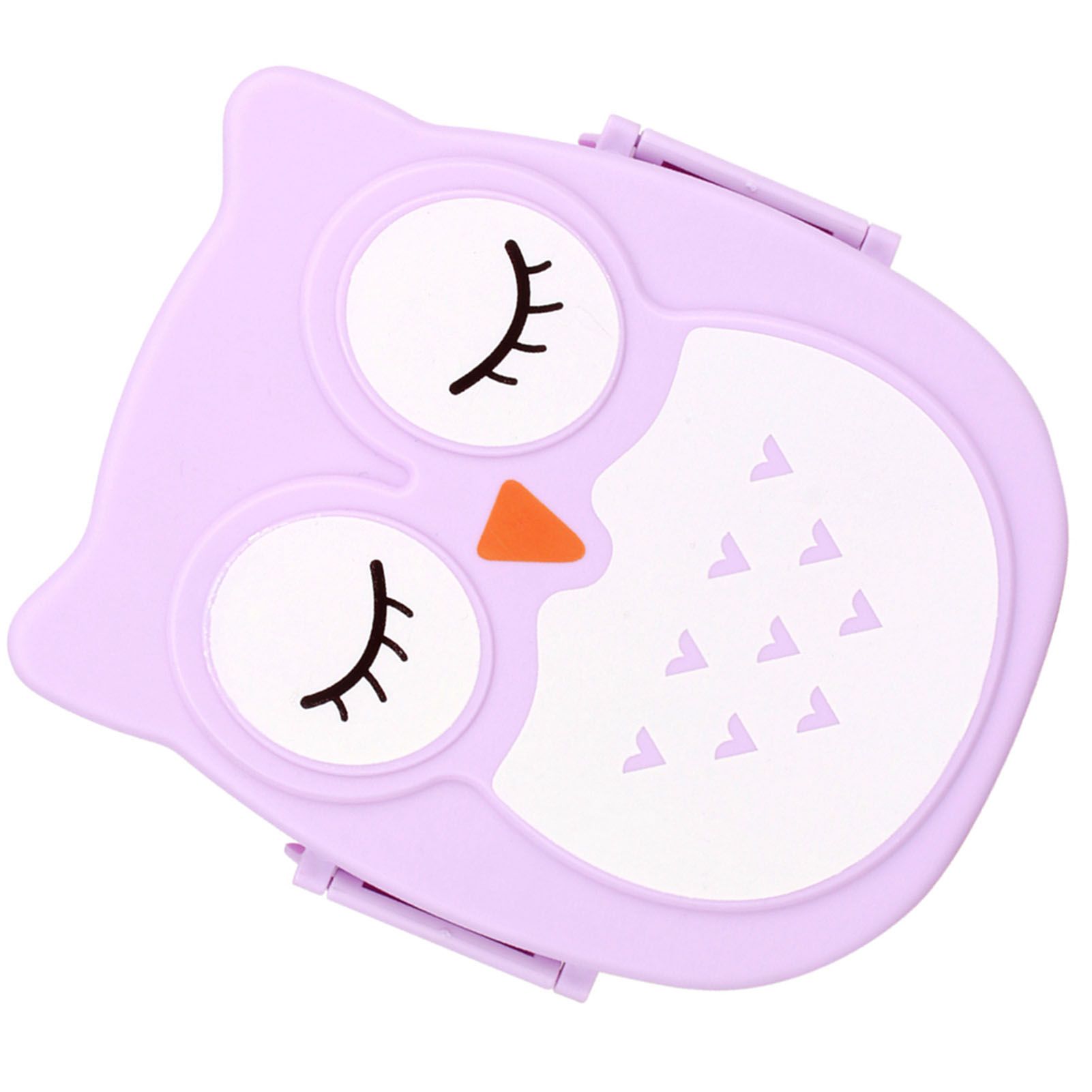 Plastic Portable Cartoon Lunch Box Food Safe Microwave Storage Container