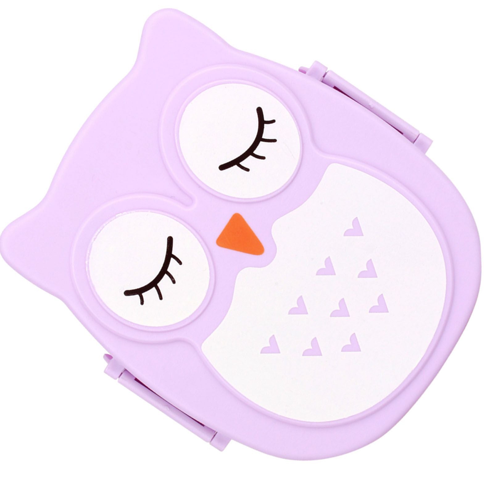 Plastic Portable Cartoon Lunch Box Food Safe Microwave Storage Container
