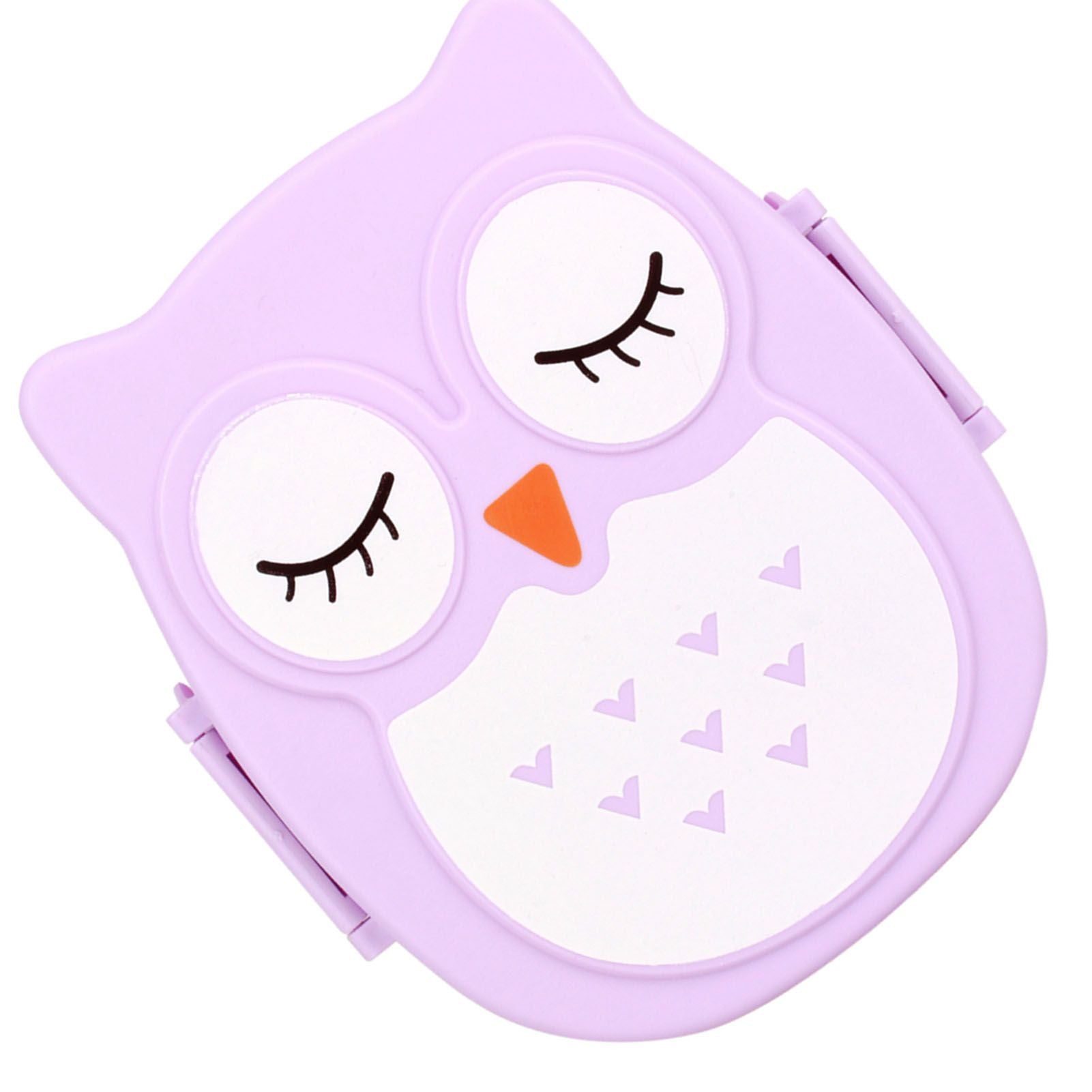 Plastic Portable Cartoon Lunch Box Food Safe Microwave Storage Container