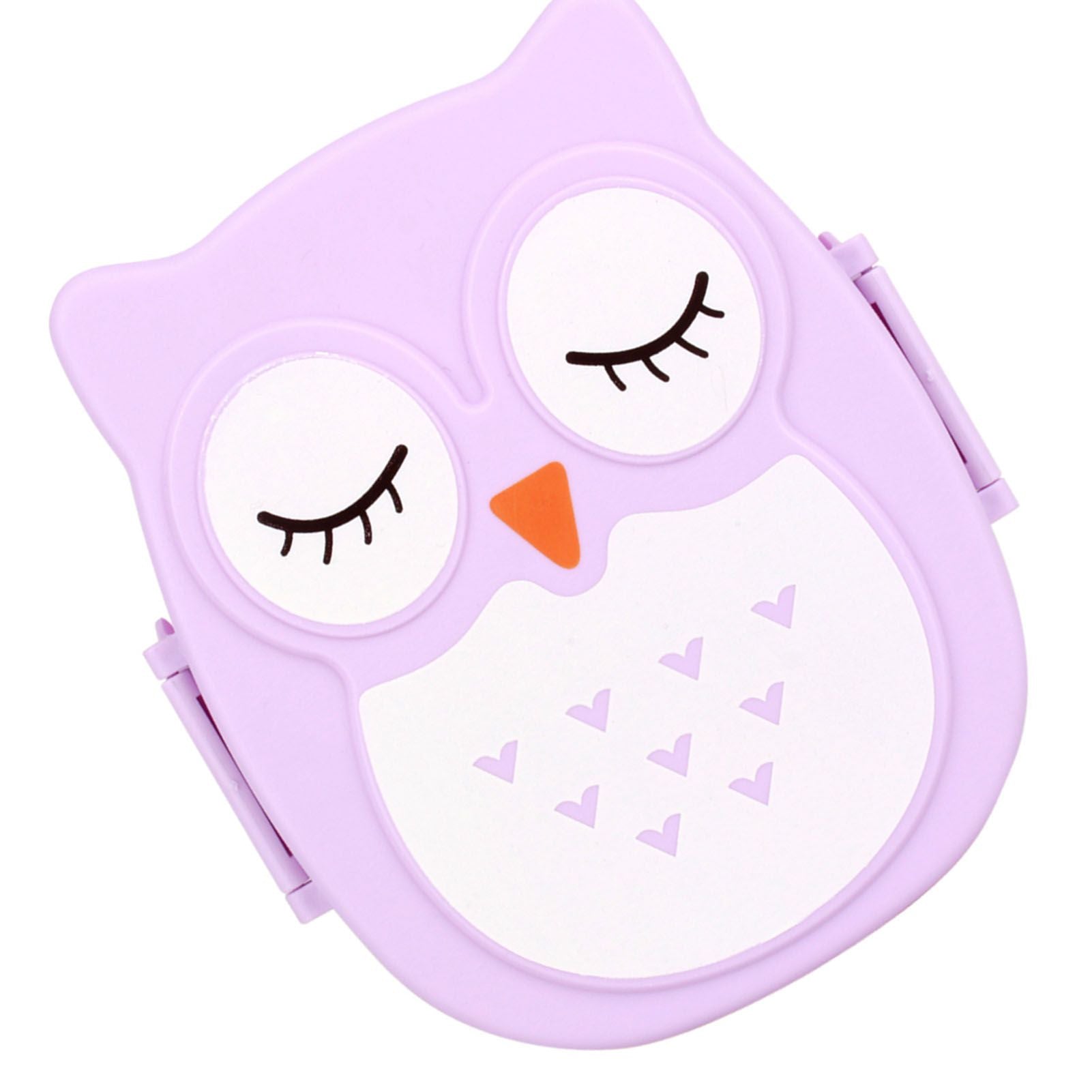 Plastic Portable Cartoon Lunch Box Food Safe Microwave Storage Container
