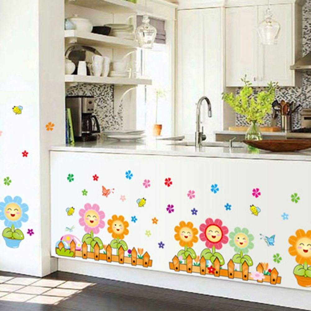 Cute Pattern Wall Decor Children's Room Kindergarten Decorative Sticker