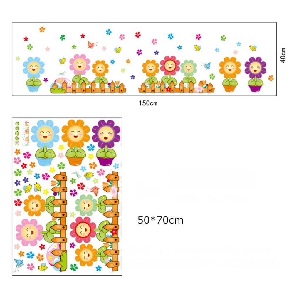 Cute Pattern Wall Decor Children's Room Kindergarten Decorative Sticker