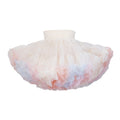 tutuoclock Girls Sweet Princess Nylon Mesh Cake Skirt Cream macaroon 90cm