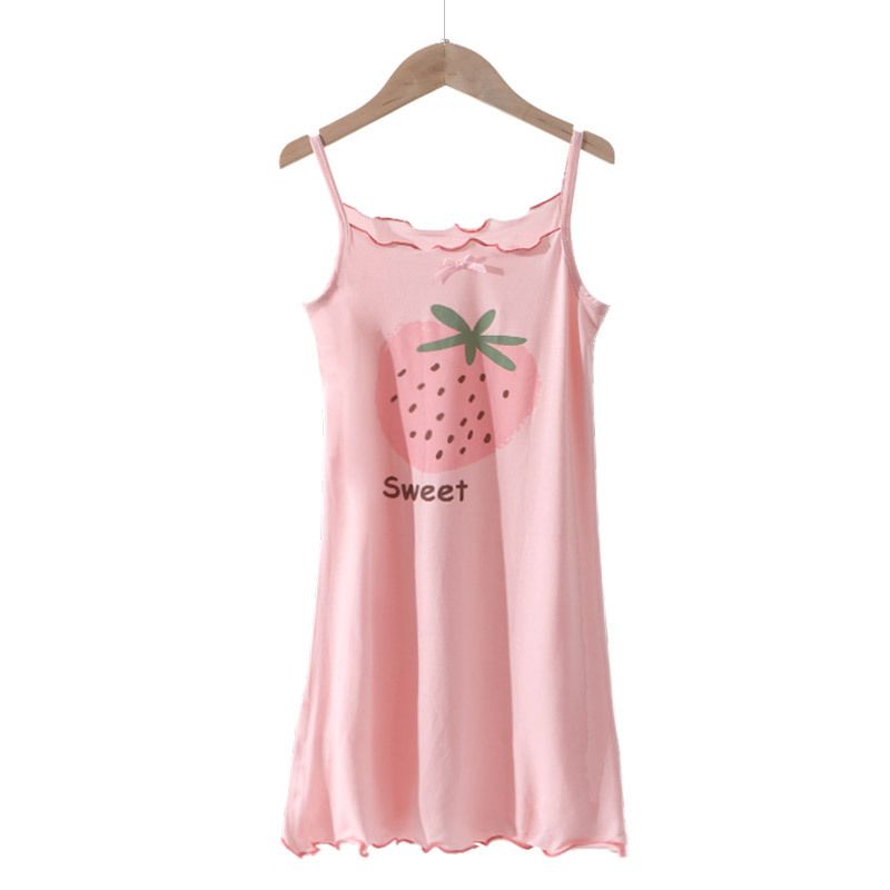 KIDS MAM&DAD Girls Viscose Summer Sleepwear Pink 120cm