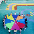 Rainbow Umbrella Cloth Toy 2.6m 8 Panels Number 8 colors (3.6 m free 20 and ocean ball)