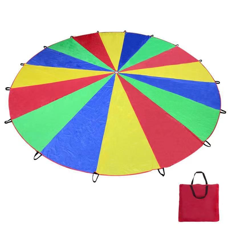 Rainbow Umbrella Cloth Toy 2.6m 8 Panels Number 8 colors (3.6 m free 20 and ocean ball)