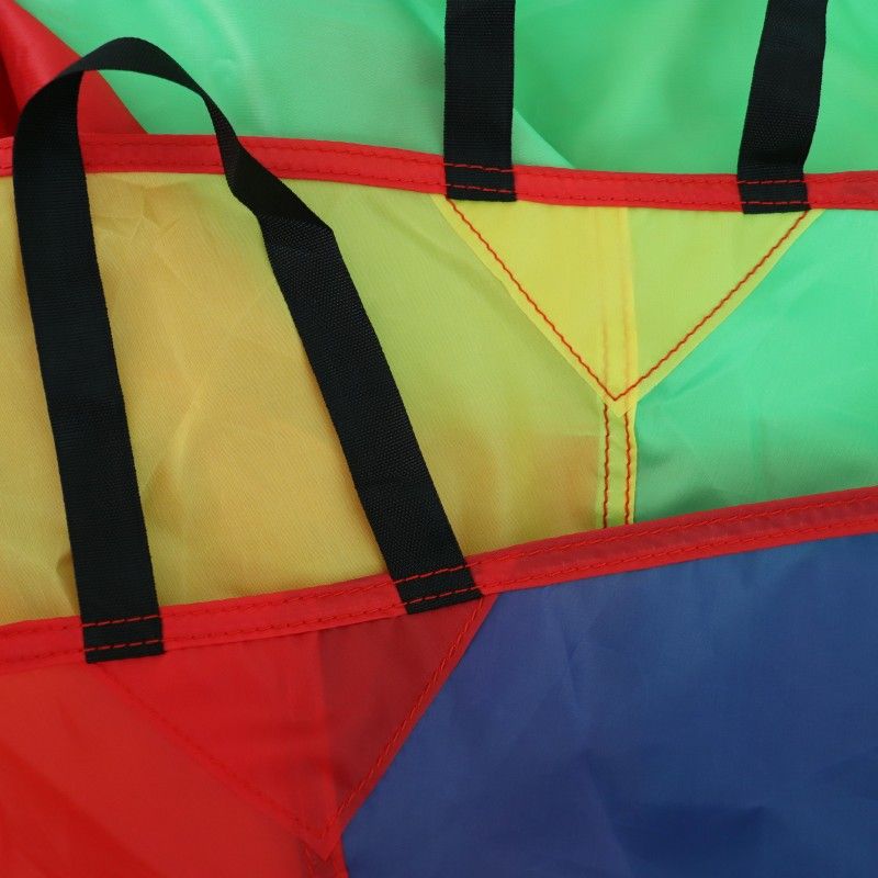 Rainbow Umbrella Cloth Toy 2.6m 8 Panels Number 8 colors (3.6 m free 20 and ocean ball)