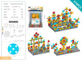 DIY Screw Assembly Building Blocks Set for Kids Ages 3-6 – Creative Educational Toy with Wrench and Screwdriver, Perfect for Parent-Child Interaction and Fine Motor Skills Development (374PCS)