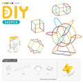 DIY Flexible Straw Building Blocks for Kids Ages 3-6, Creative Educational Construction Toy Set with Bendable Straws and Connectors, 112/242/723 Pieces for 3D Geometry and Imaginative Play (242PCS)