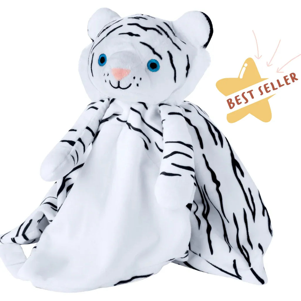 Delly the White Tiger - White Noise & Lullaby Comforter