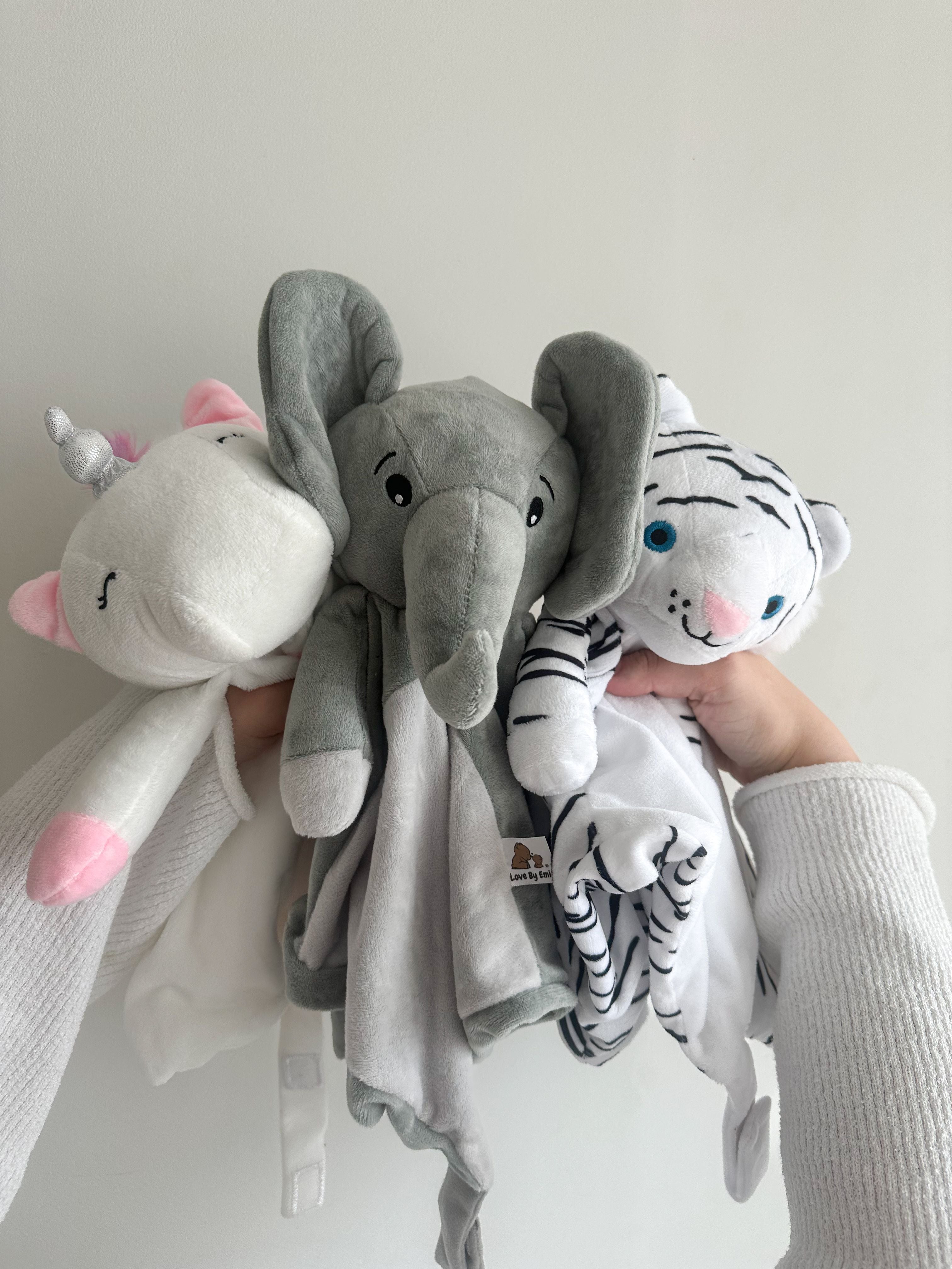 Ellie the Elephant - White Noise & Lullaby Comforter