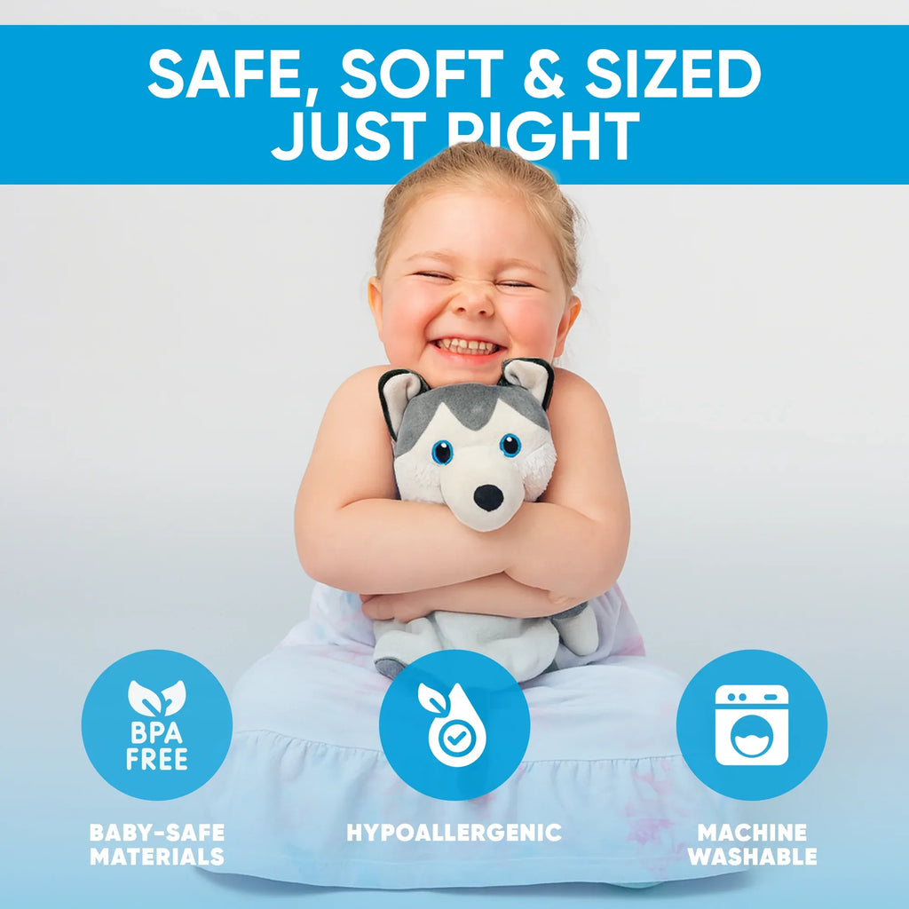 Harli the Husky - White Noise & Lullaby Comforter