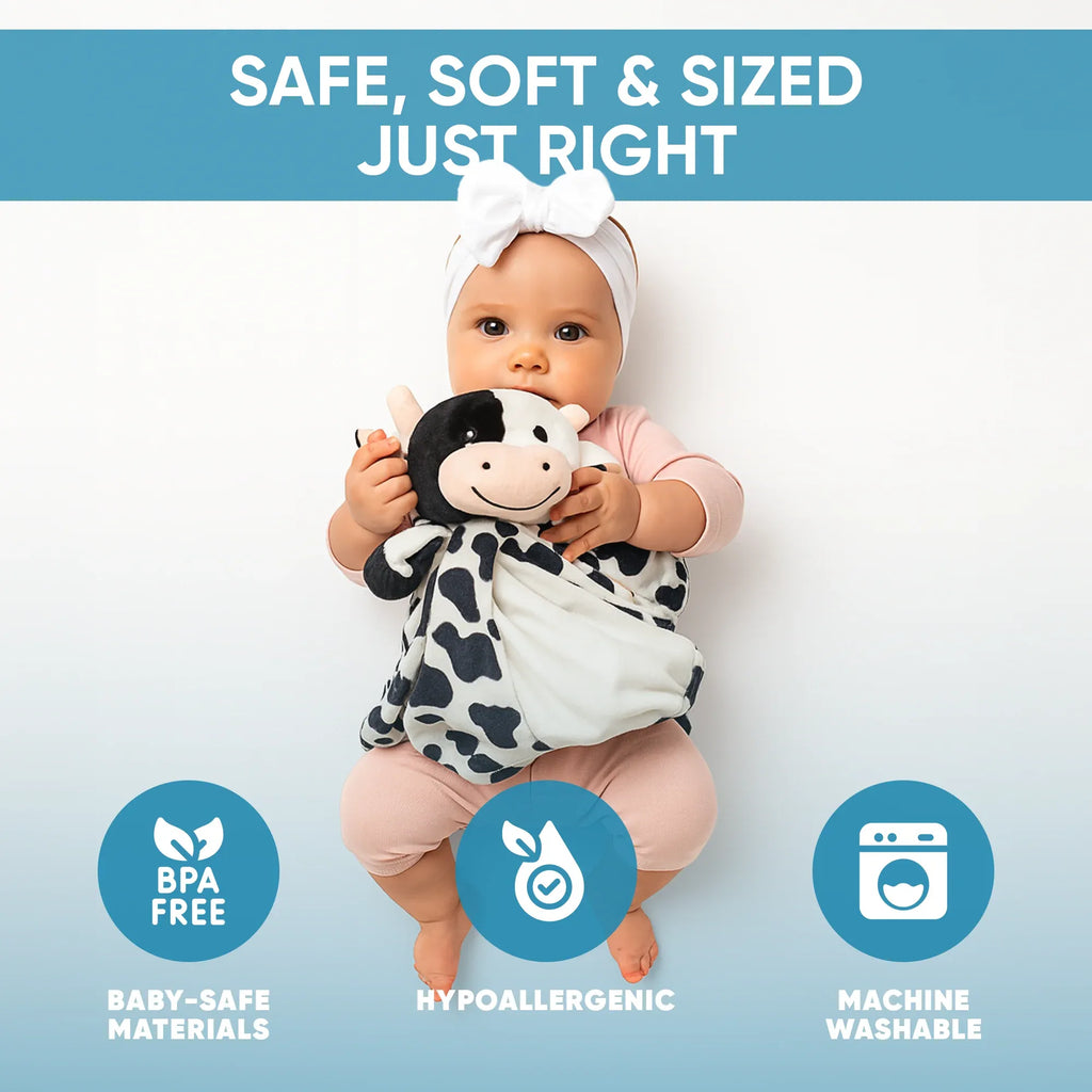 Lylah the Cow - White Noise & Lullaby Comforter
