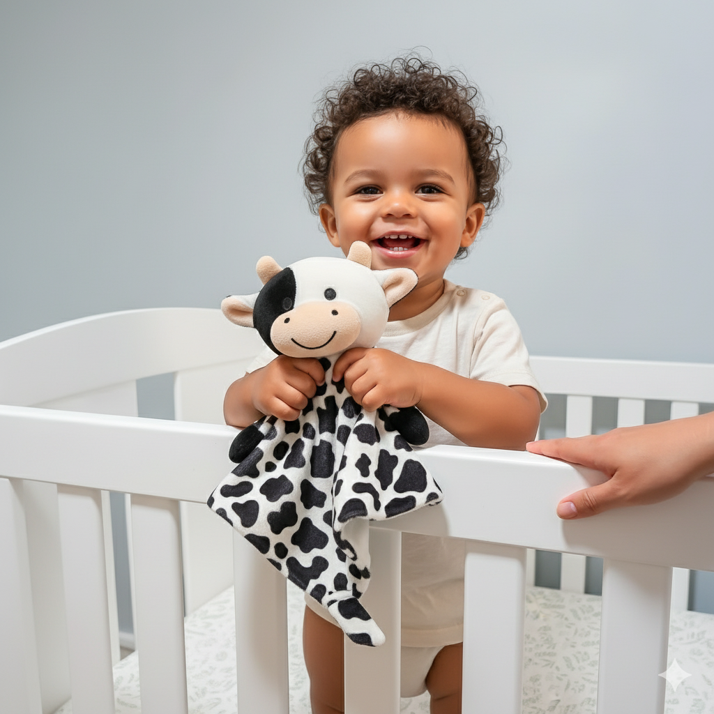 Lylah the Cow - White Noise & Lullaby Comforter