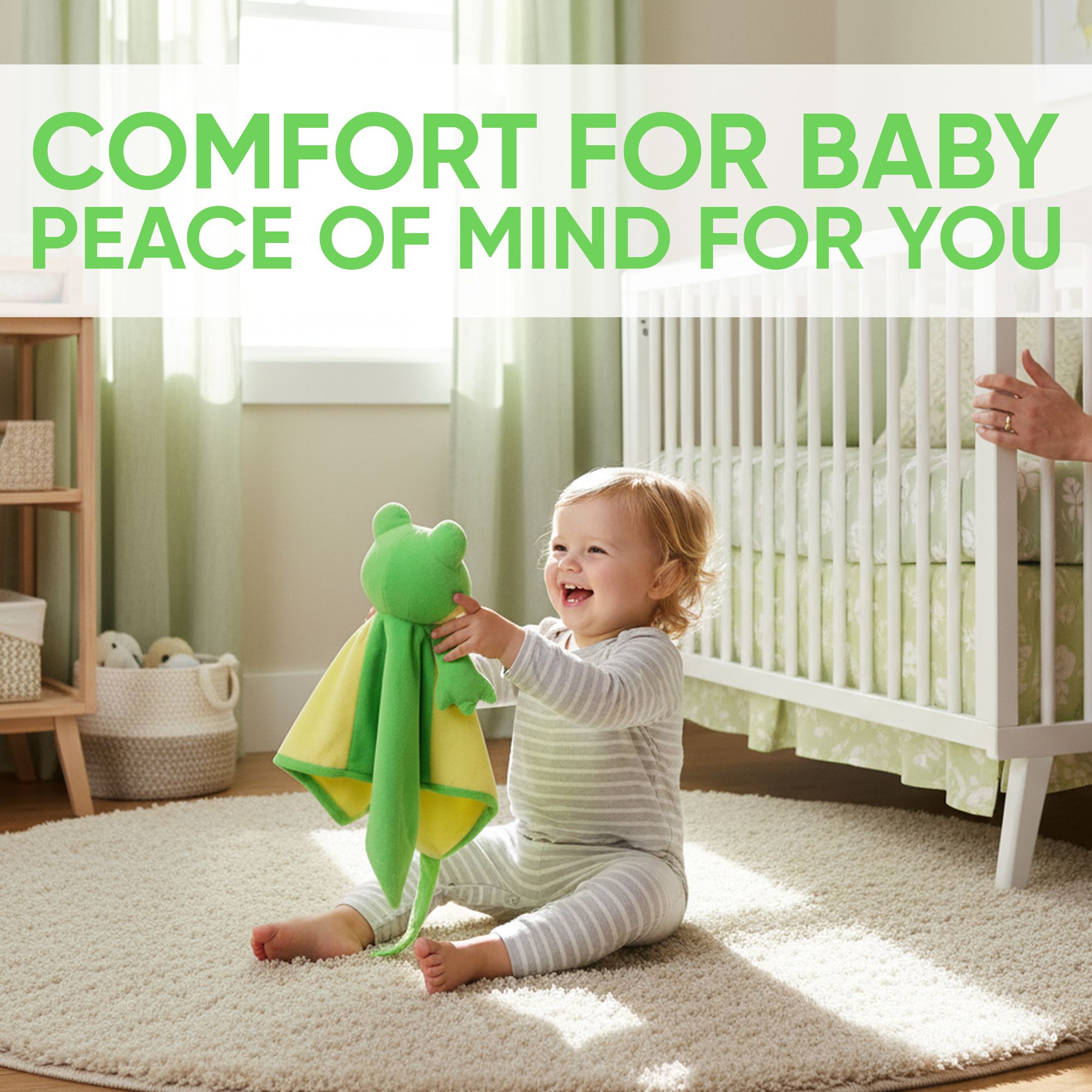 RaRa the Frog - White Noise & Lullaby Comforter