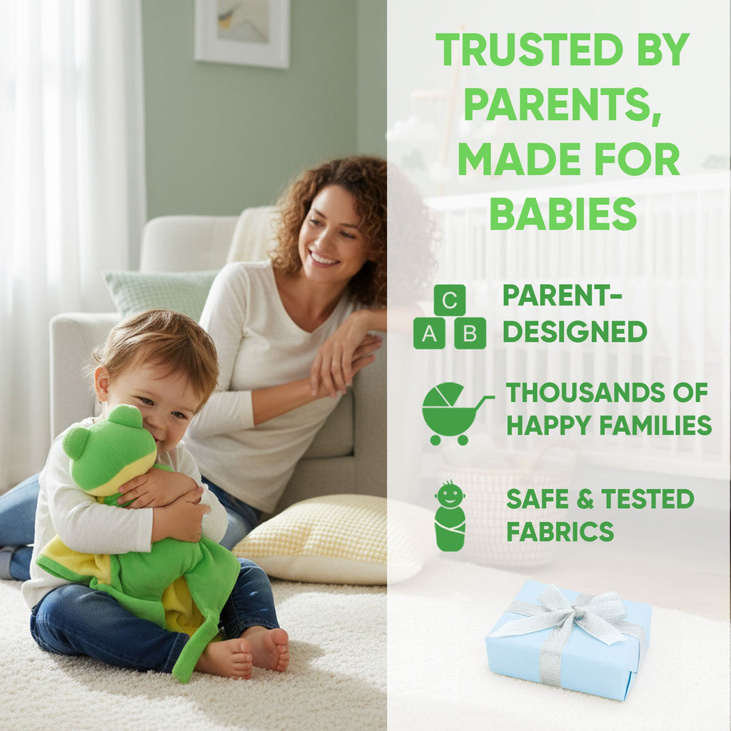 RaRa the Frog - White Noise & Lullaby Comforter