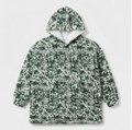 Kids Oversized Giant Wearable Blanket Hoodie Sherpa Fleece Sweatshirt Pullover - Green Camo - One Size Fits All (AU/EU)