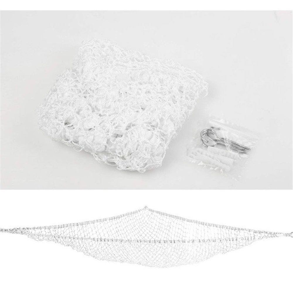 Jumbo Toy Hammock Stuffed Animals and Toy Storage Hammock Net 70" Wall Sling Corner Extra Large Kids Children Mesh Toy Net Organizer White（only mesh bag）
