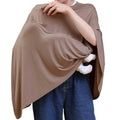 Multi-use Nursing Cover for Breastfeeding, 360°Full Coverage Nursing Poncho, Rayon Soft & Breathable Breastfeeding Cover up