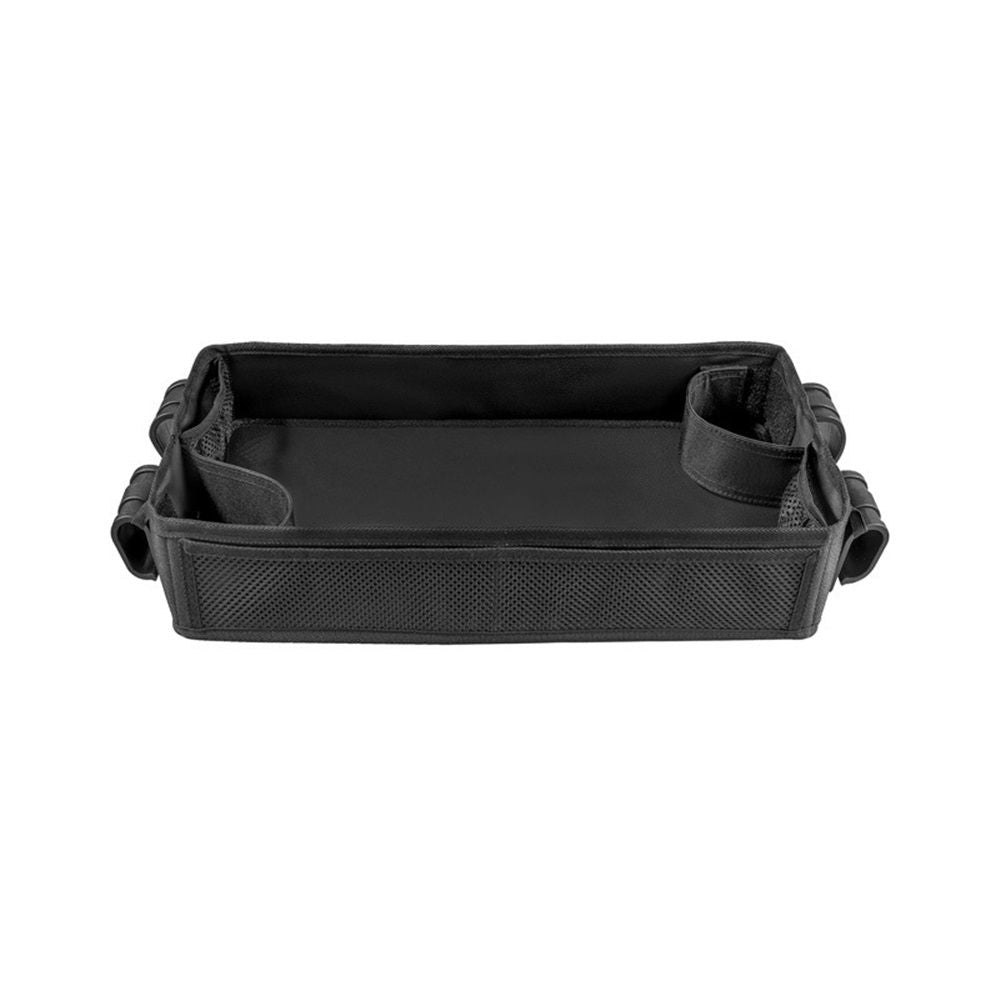 Stroller Snacks Tray for  Double Sided Bottom Padding - Storage Mesh Pockets - 2 Kid’s Cup Holders,Oxford cloth+ABS+PU  for Eating & Activities