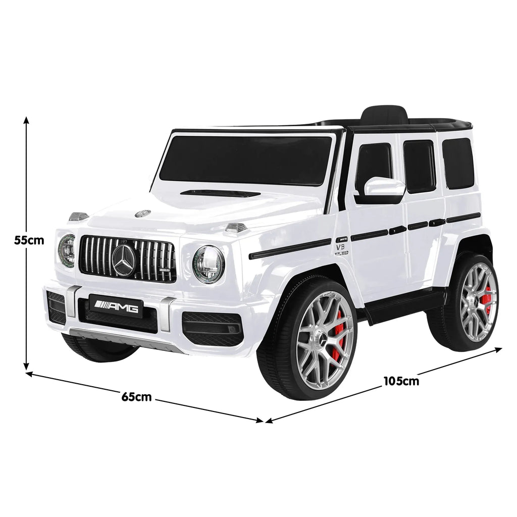 Kahuna Mercedes Benz AMG G63 Kids Electric Ride On Car w/ Remote Control - White