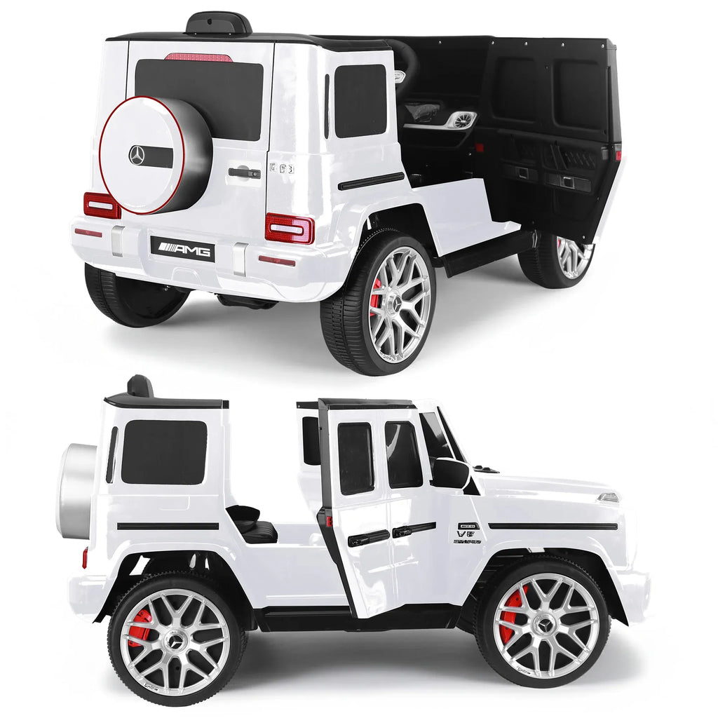 Kahuna Mercedes Benz AMG G63 Kids Electric Ride On Car w/ Remote Control - White