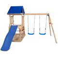 Lifespan Kids Hazelbrook Swing Set & Play Centre with 1.8m Slide (Blue)