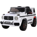 Mercedes-Benz Kids Ride On Car Electric AMG G63 Licensed Remote Cars 12V White