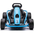 24V Go Kart for kids with Drift Function – Blue