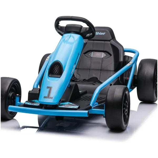 24V Go Kart for kids with Drift Function – Blue